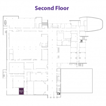 Room 226 on floor map