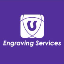 purple background with Engraving logo in the middle