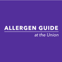 purple background with Allergen Guide in the middle