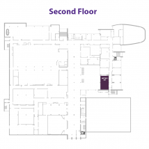 Room 207 on floor map