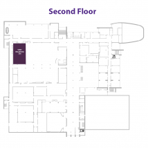 West Ballroom on floor map