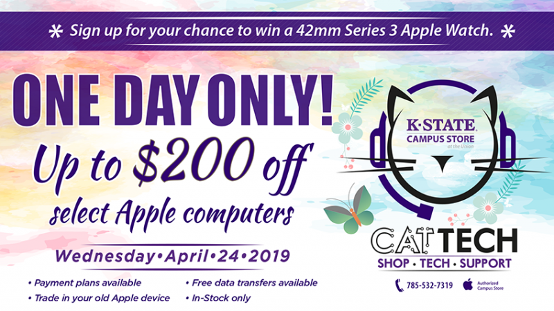 Cat Tech One Day Spring Sale, K-State Student Union
